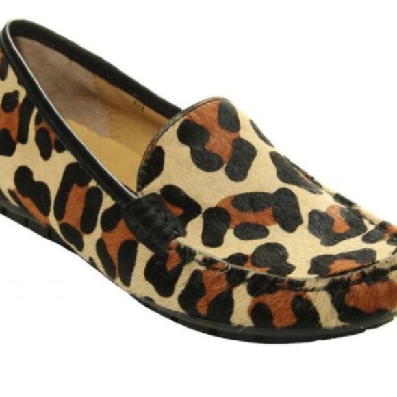 VAN ELi Womens Shoe Albion Driving Moc Leopard Print Flat Loafer Sz 8.5M NWOT - Picture 8 of 8